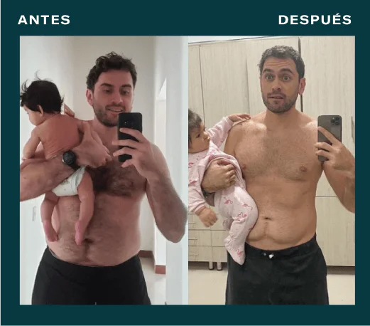 Pablo, bajó 19 kilos